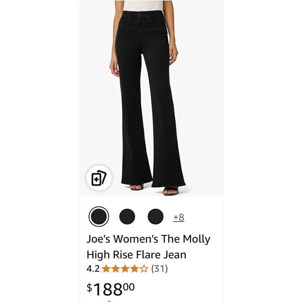 Joe's Women's The Molly High Rise Flare Jean - Picture 9 of 9